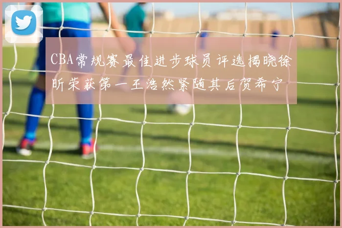 CBA常规赛最佳进步球员评选揭晓徐昕荣获第一王浩然紧随其后贺希宁位列第三